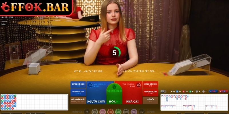 Chọn cược Baccarat FFOK online