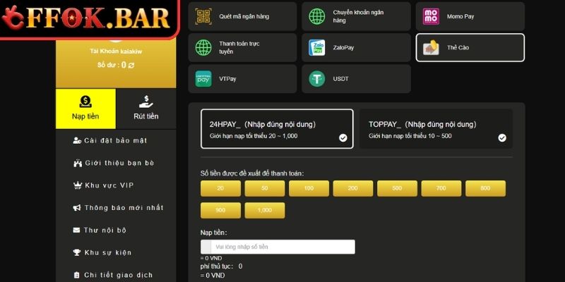Một số lưu ý giúp hạn chế lỗi khi giao dịch