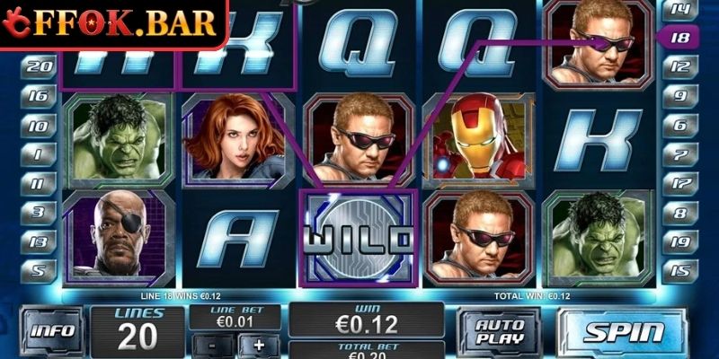 Spin trong nổ hũ siêu anh hùng FFOK